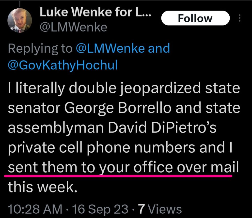 luke wenke x twitter screenshot letter writing obsession 2023