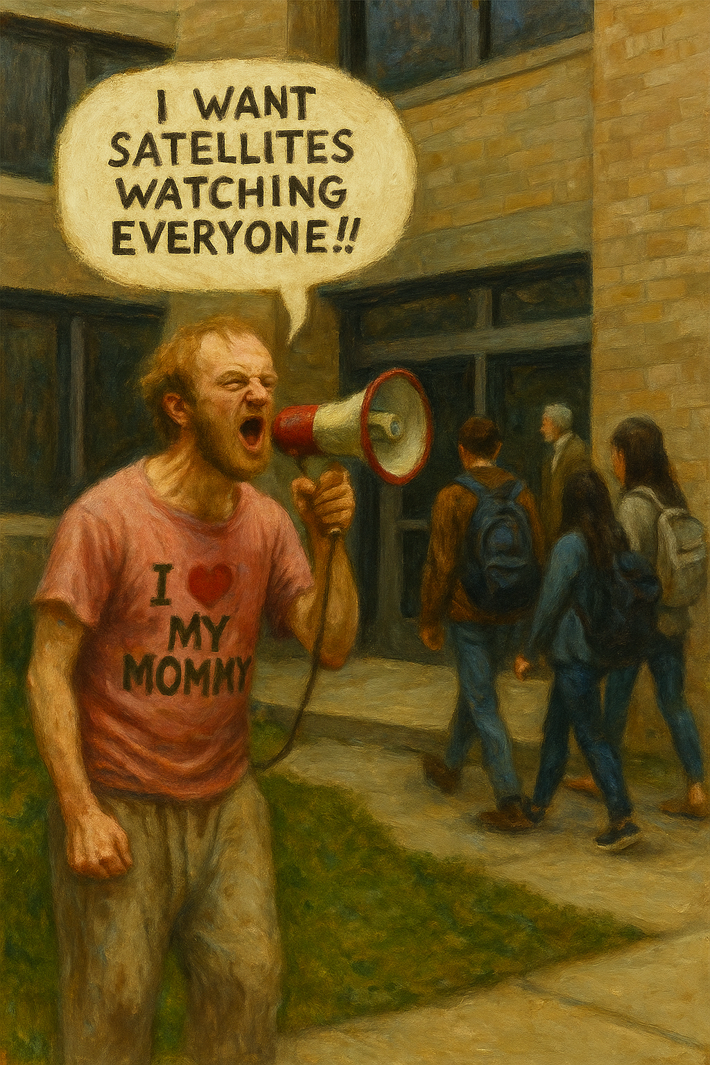 disheveled generic white man in "I